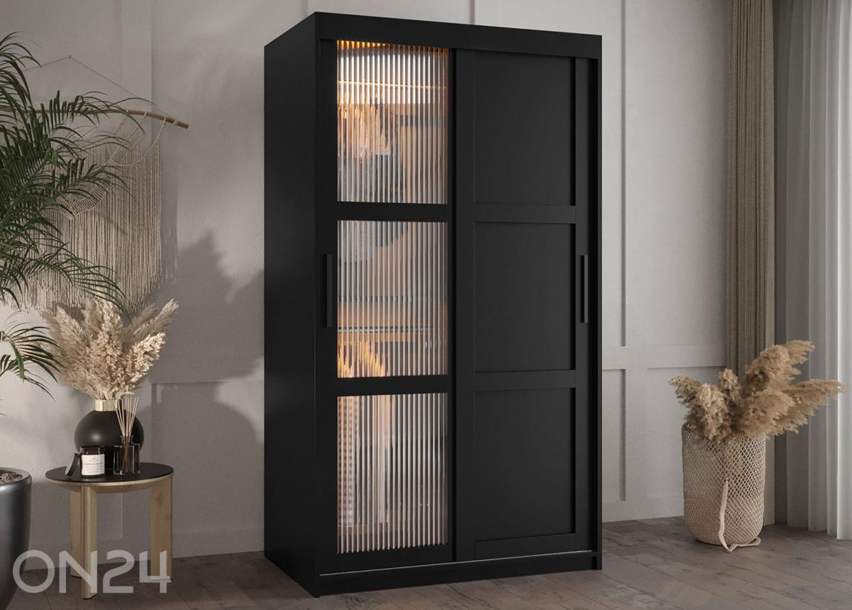 Lükandustegariidekapp Flutes 100 cm + LED suurendatud