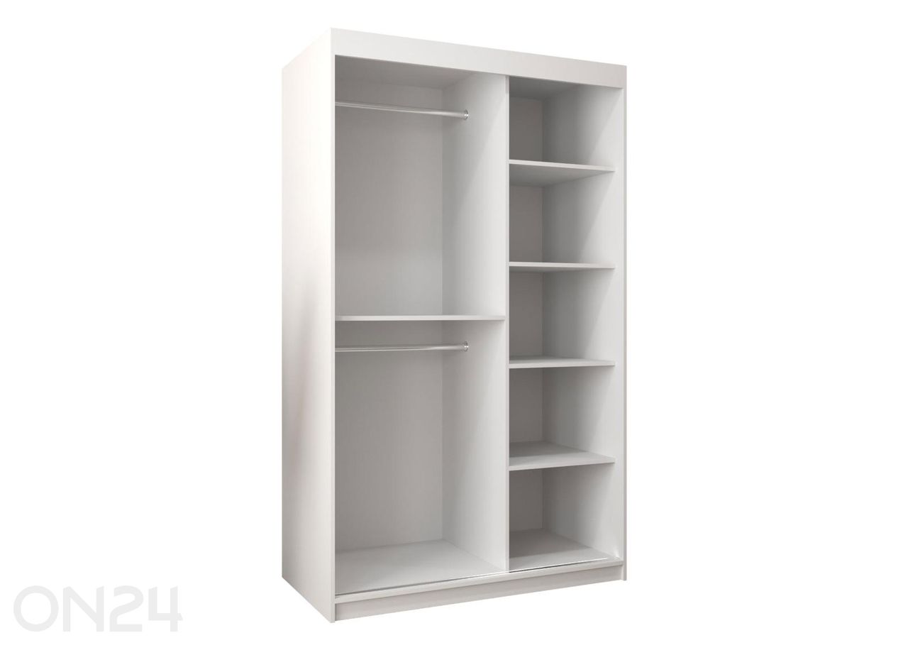 Lükandustegariidekapp Flutes 120 cm + LED suurendatud