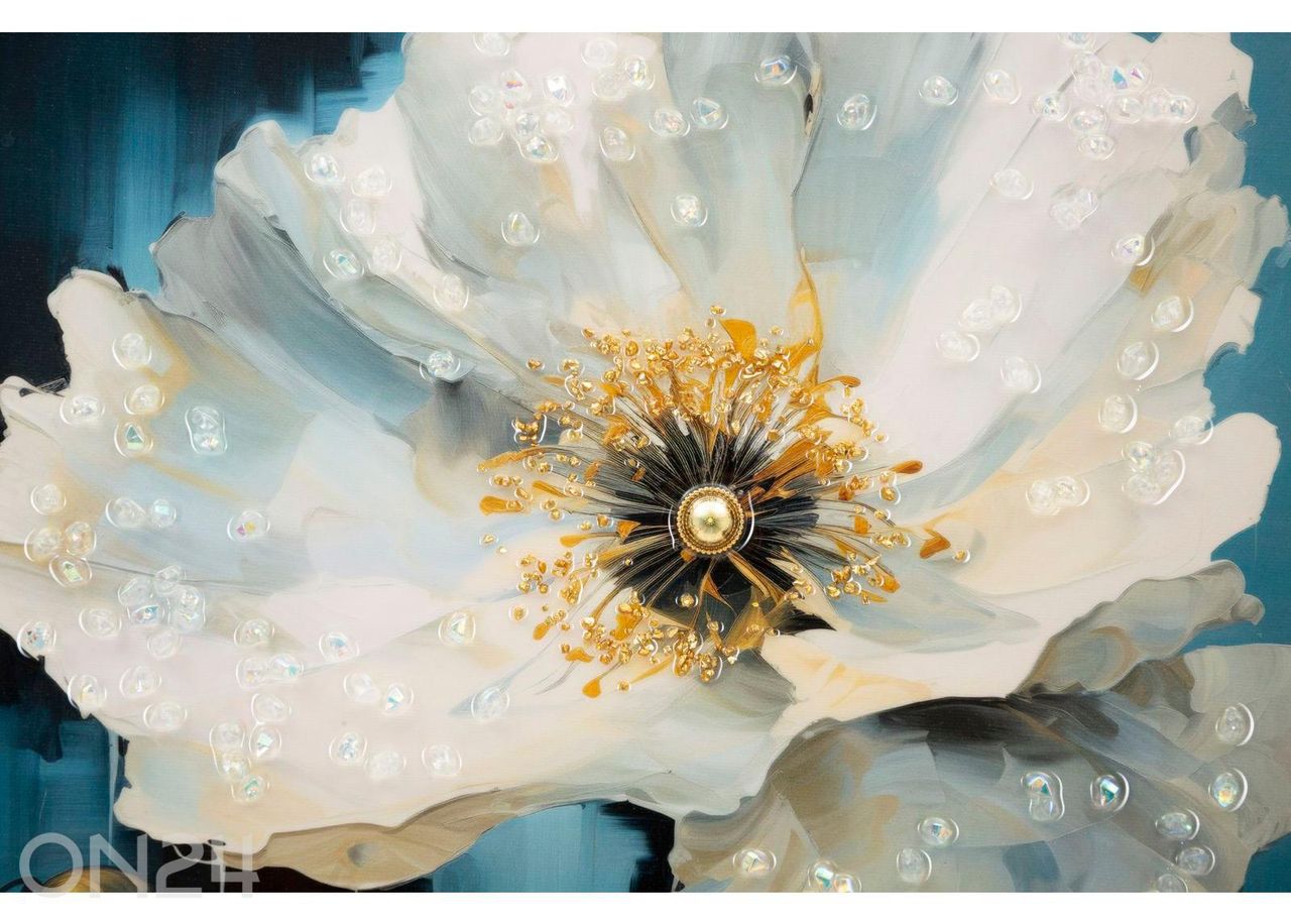 Maal Narcy 42x62 cm, sinine/valge suurendatud