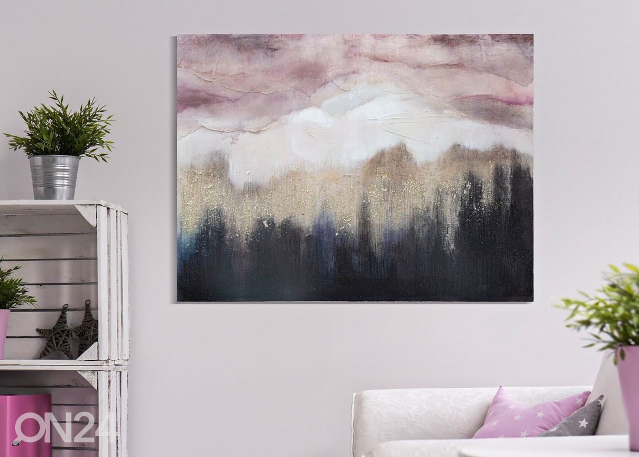 Maal Pink Mountain 80x60 cm suurendatud