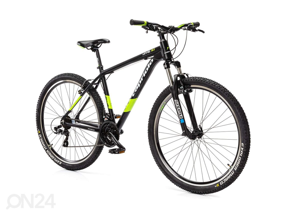 Maastikuratas MTB 9.1 29", must suurendatud