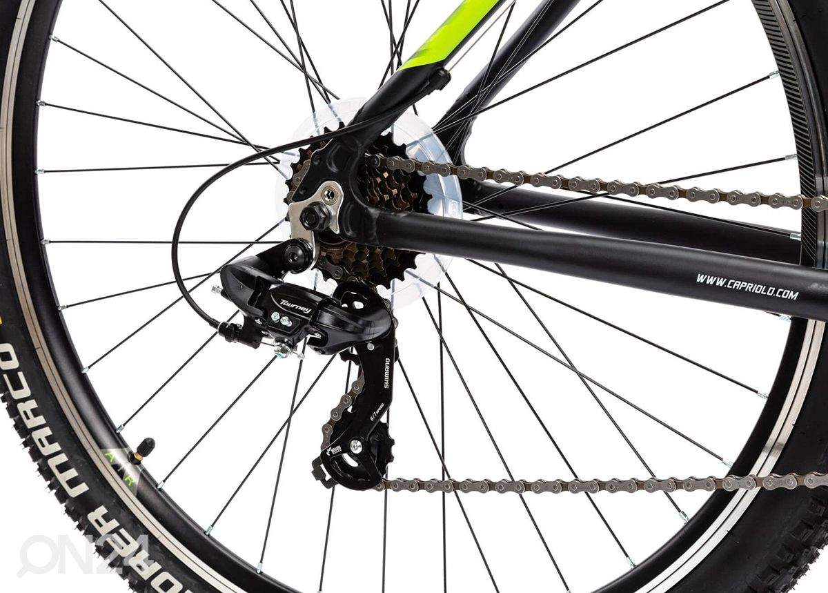 Maastikuratas MTB 9.1 29", must matt suurendatud