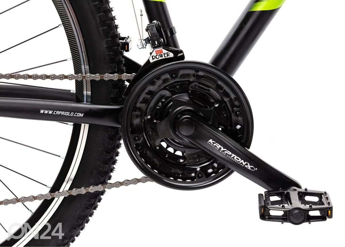 Maastikuratas MTB 9.1 29", must matt suurendatud