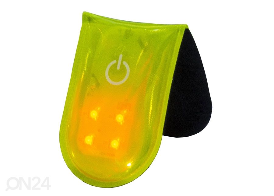 Magnetiga LED tuli, kollane suurendatud