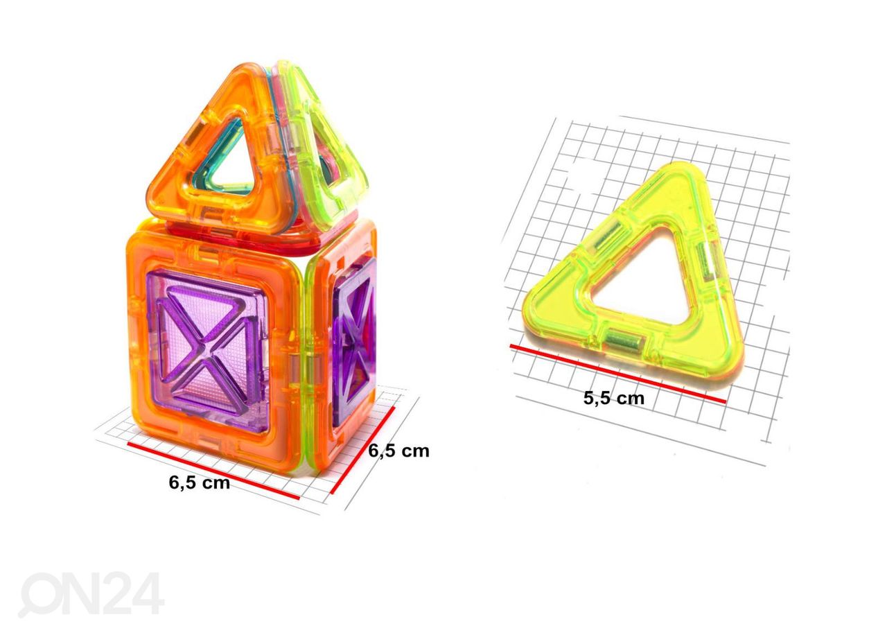Magnetklotsid Magical Magnet 20 tk suurendatud