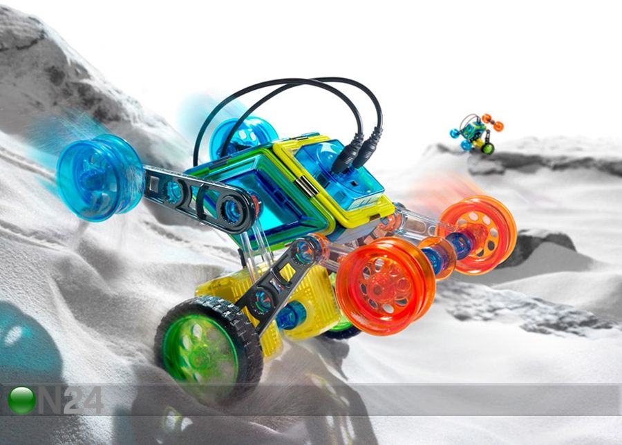 Magnetkonstruktor FlipBot GeoSmart 30 osa suurendatud