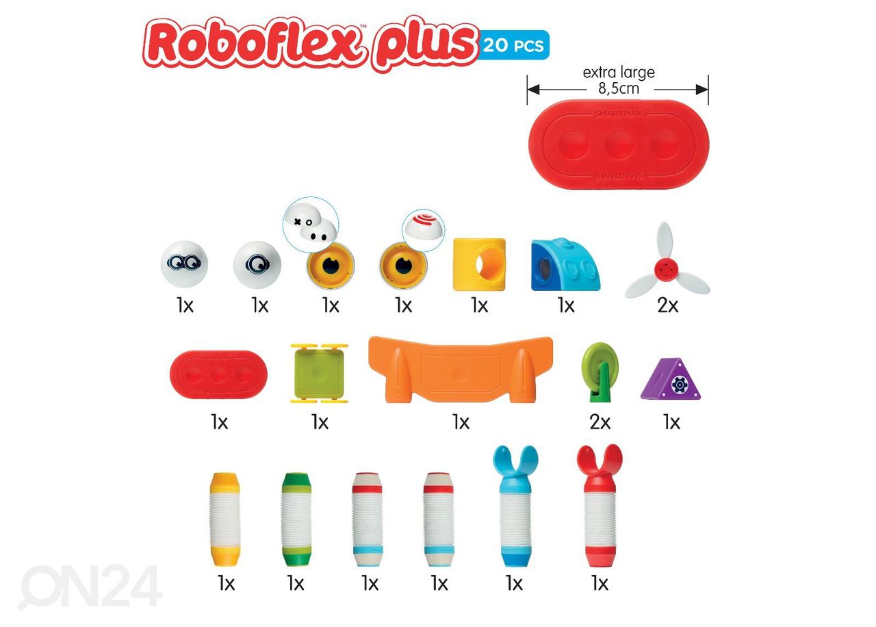 Magnetkonstruktor SmartMax Painduv robot+ suurendatud