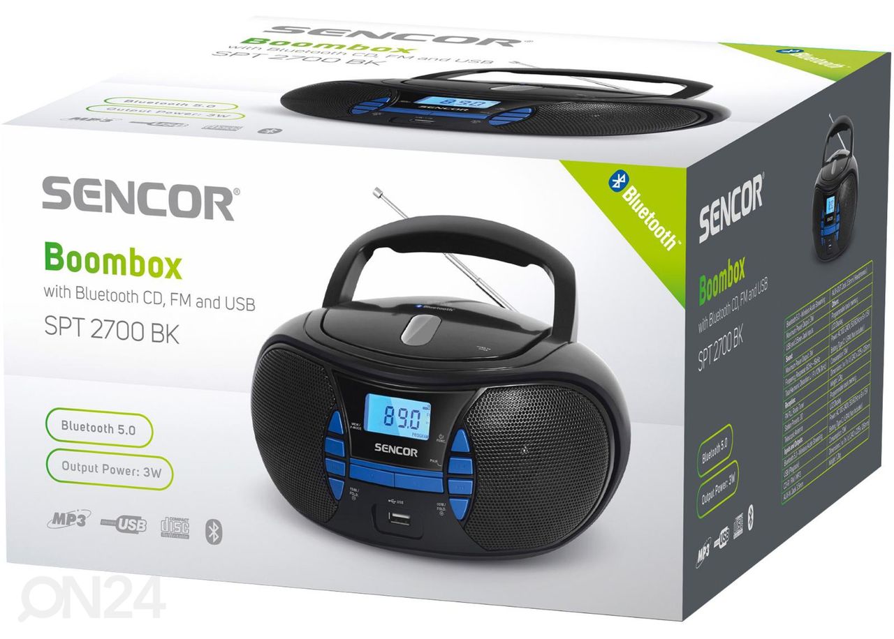 Magnetoola Sencor, must suurendatud