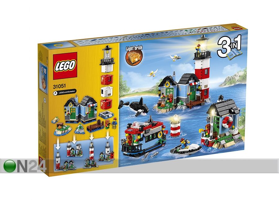 Majakas Lego Creator suurendatud