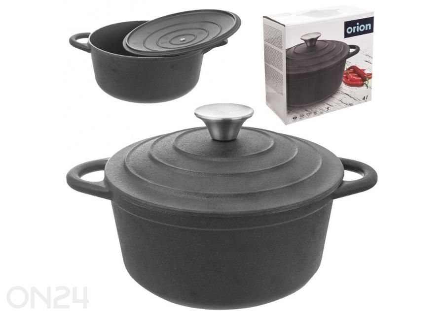 Malmpott Litina 4 L suurendatud