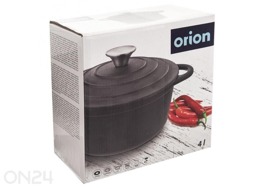 Malmpott Litina 4 L suurendatud