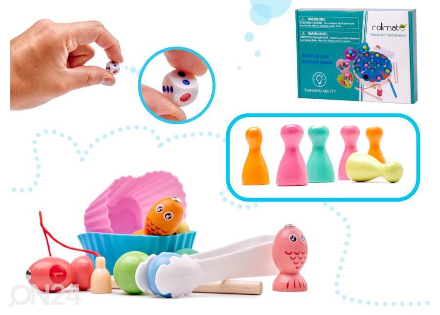 Mäng Montessori Kalapüük suurendatud