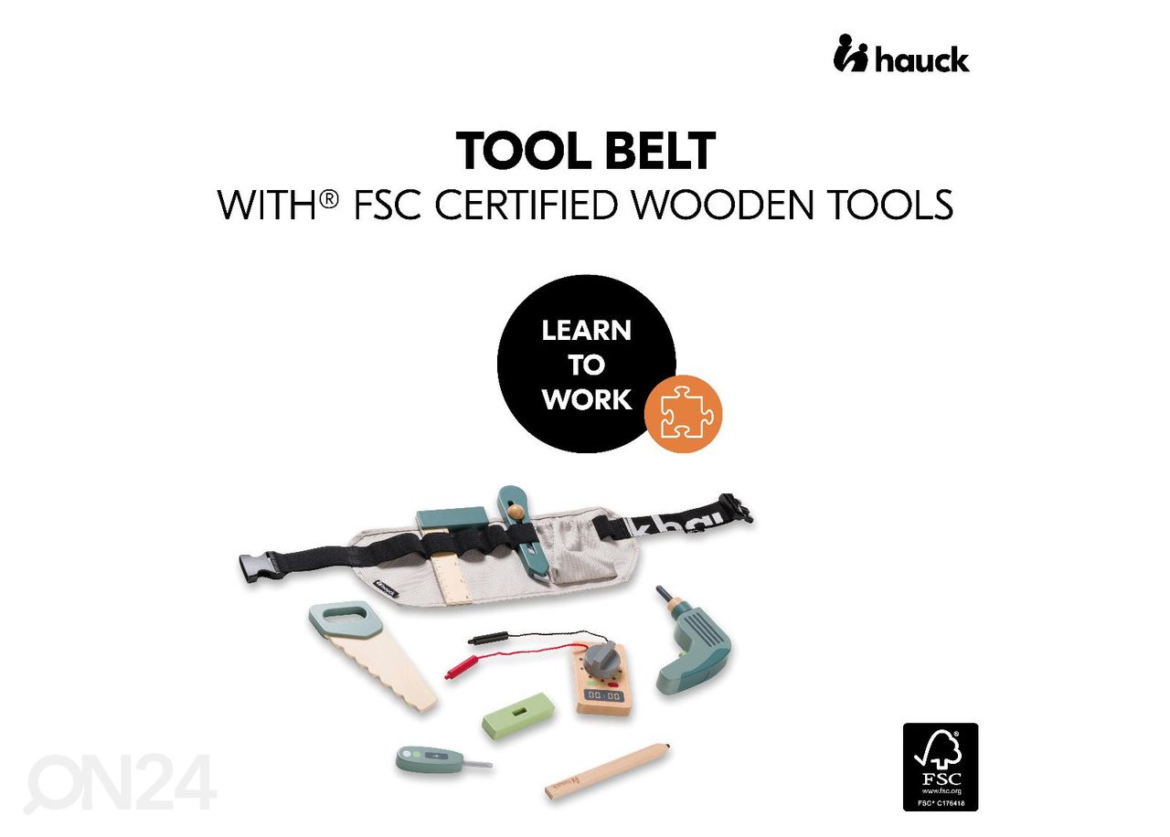 Mängu tööriistavöö Hauck Learn to Work suurendatud