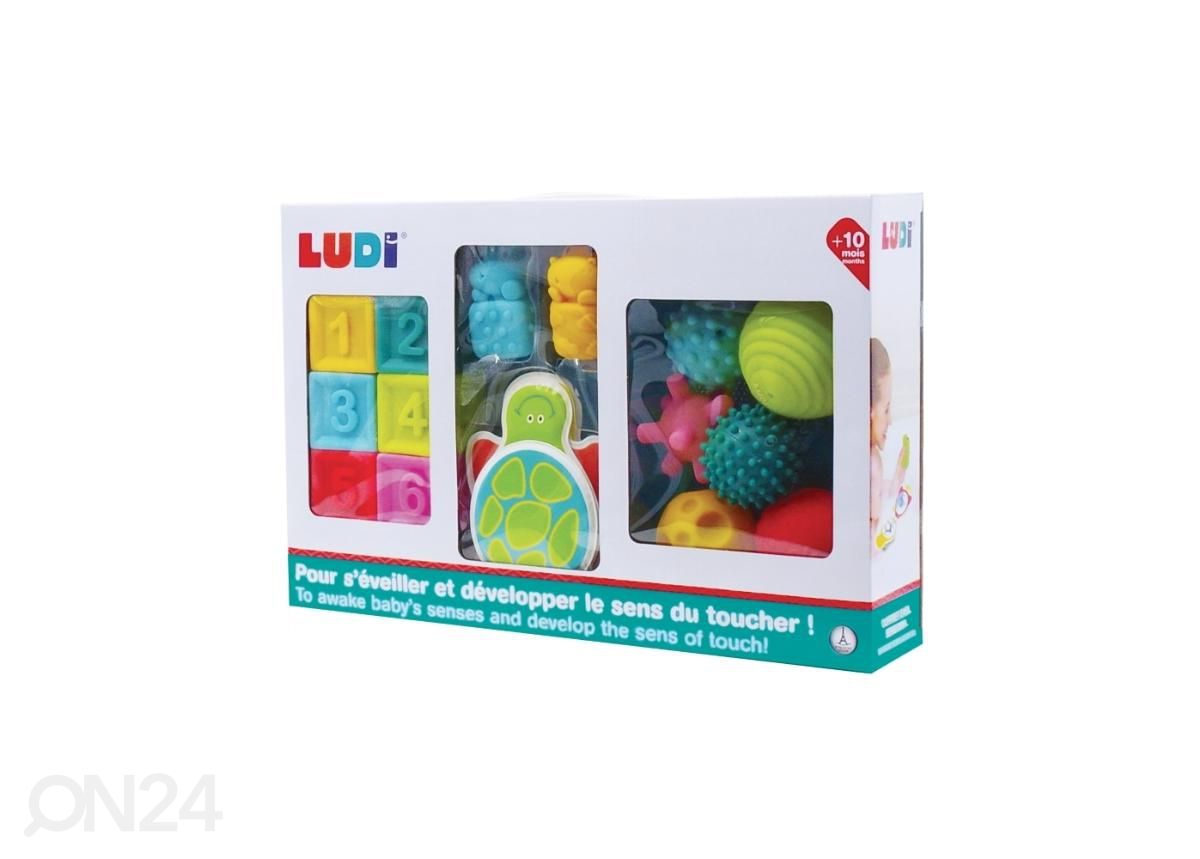 Mänguasjade komplekt Ludi, kuubikud/pallid suurendatud