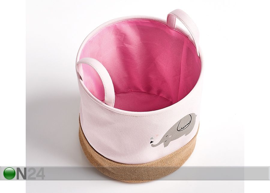 Mänguasjakorv Elevant Ø 30x29 cm suurendatud