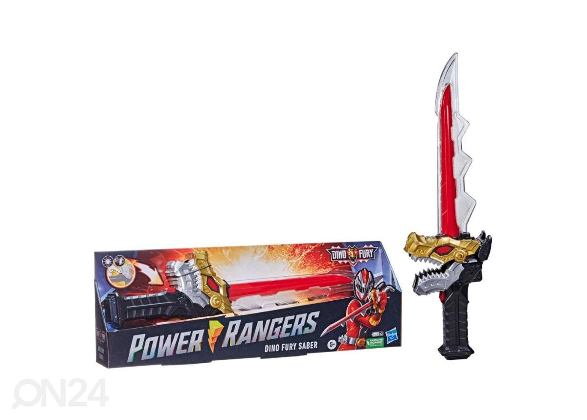 Mängukomplekt Dino Fury mõõk POWER RANGERS suurendatud