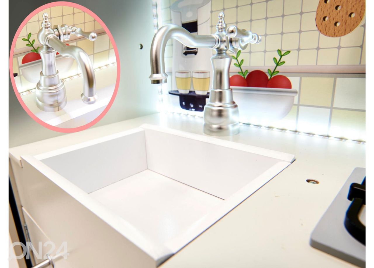 Mänguköök koos tarvikutega suurendatud