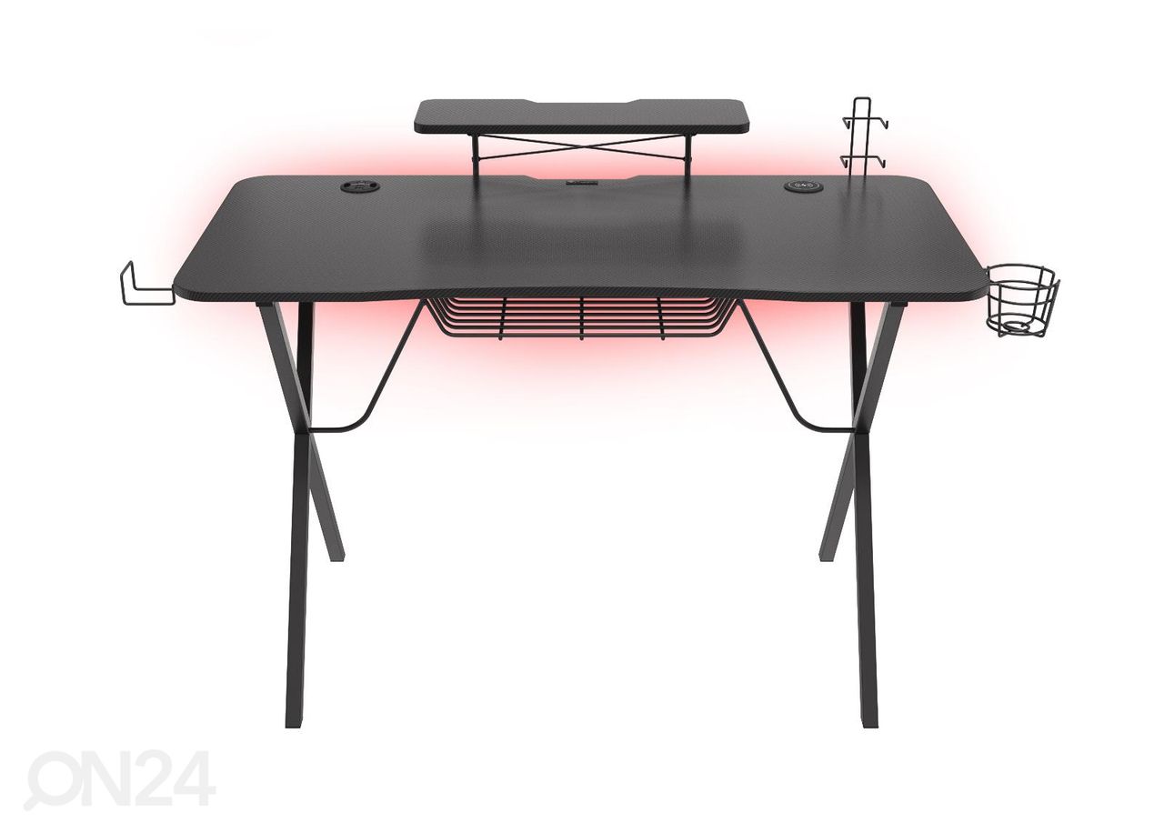 Mängurilaud Genesis Holm 300 RGB, must suurendatud