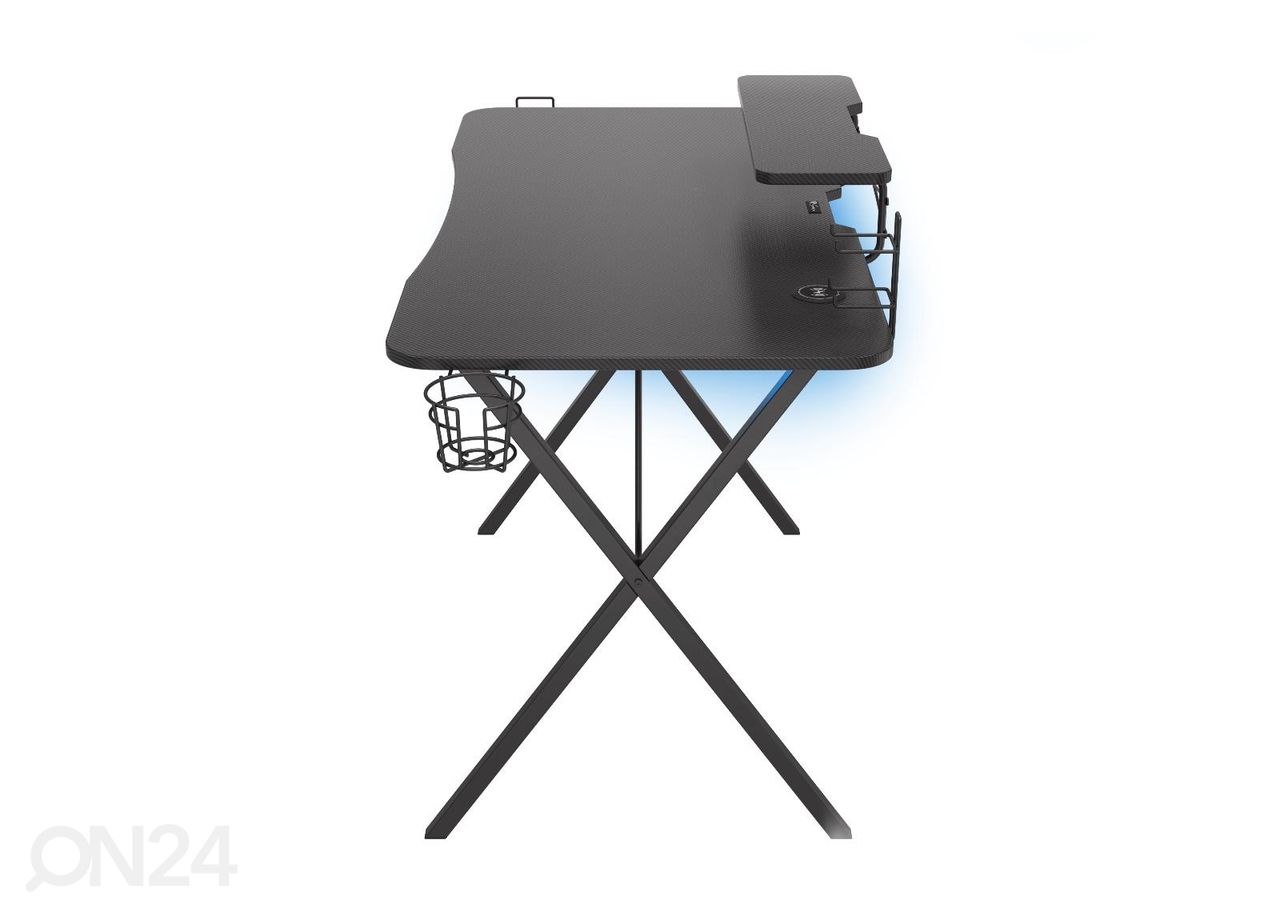 Mängurilaud Genesis Holm 300 RGB, must suurendatud