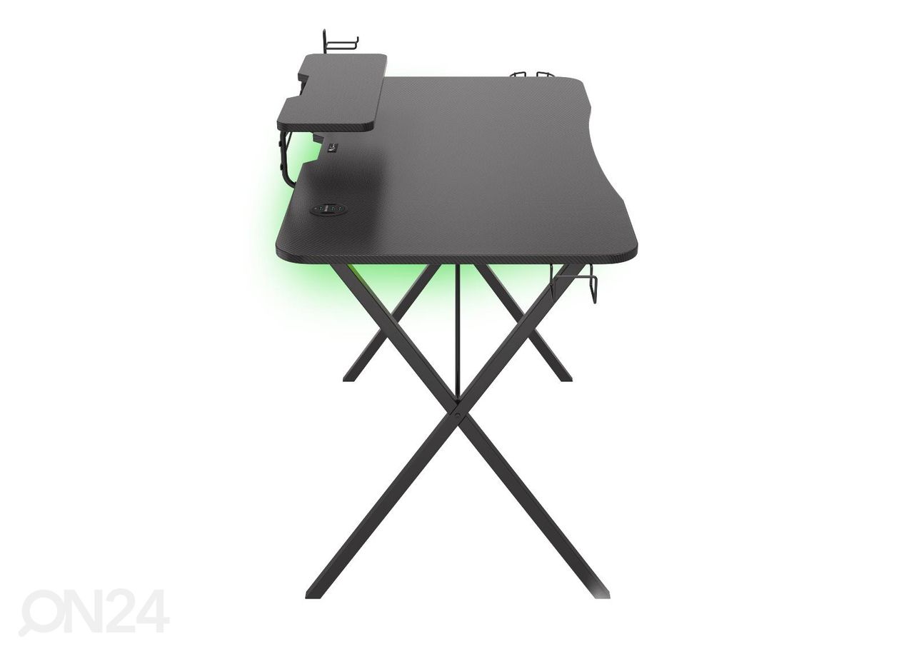Mängurilaud Genesis Holm 300 RGB, must suurendatud