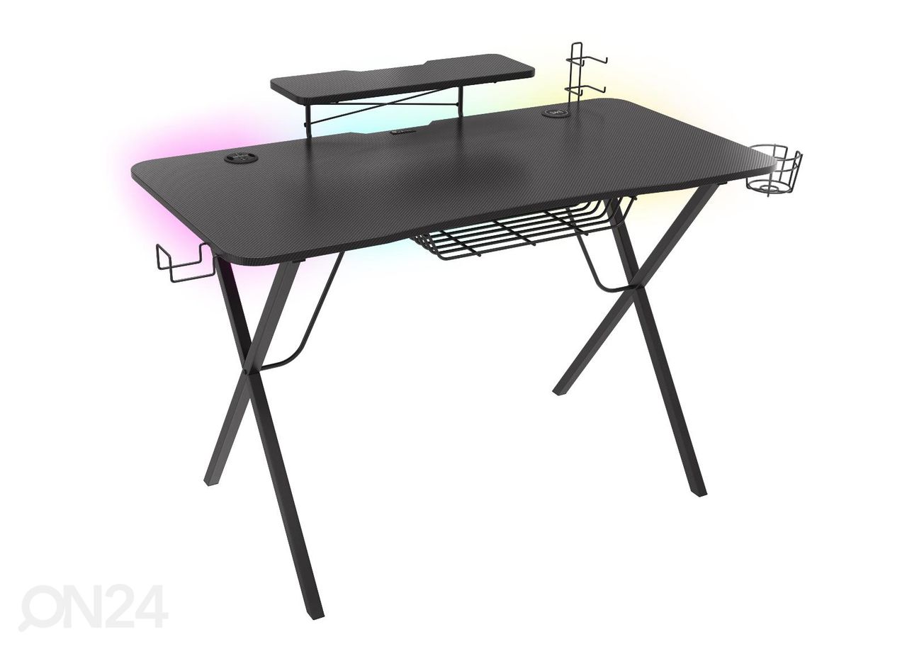 Mängurilaud Genesis Holm 300 RGB, must suurendatud