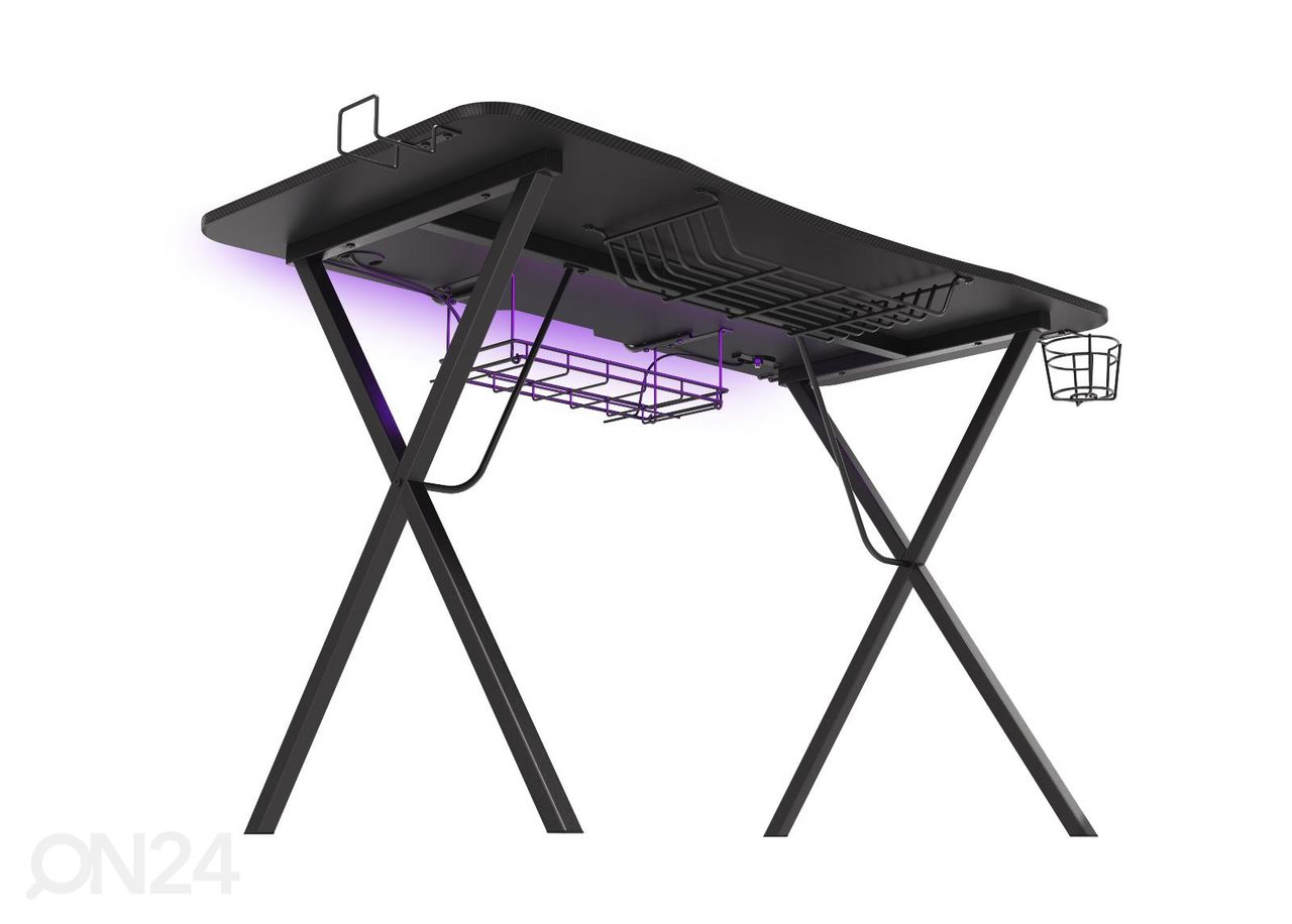 Mängurilaud Genesis Holm 300 RGB, must suurendatud