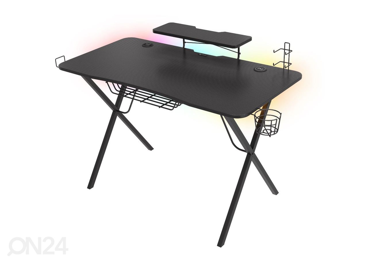 Mängurilaud Genesis Holm 300 RGB, must suurendatud