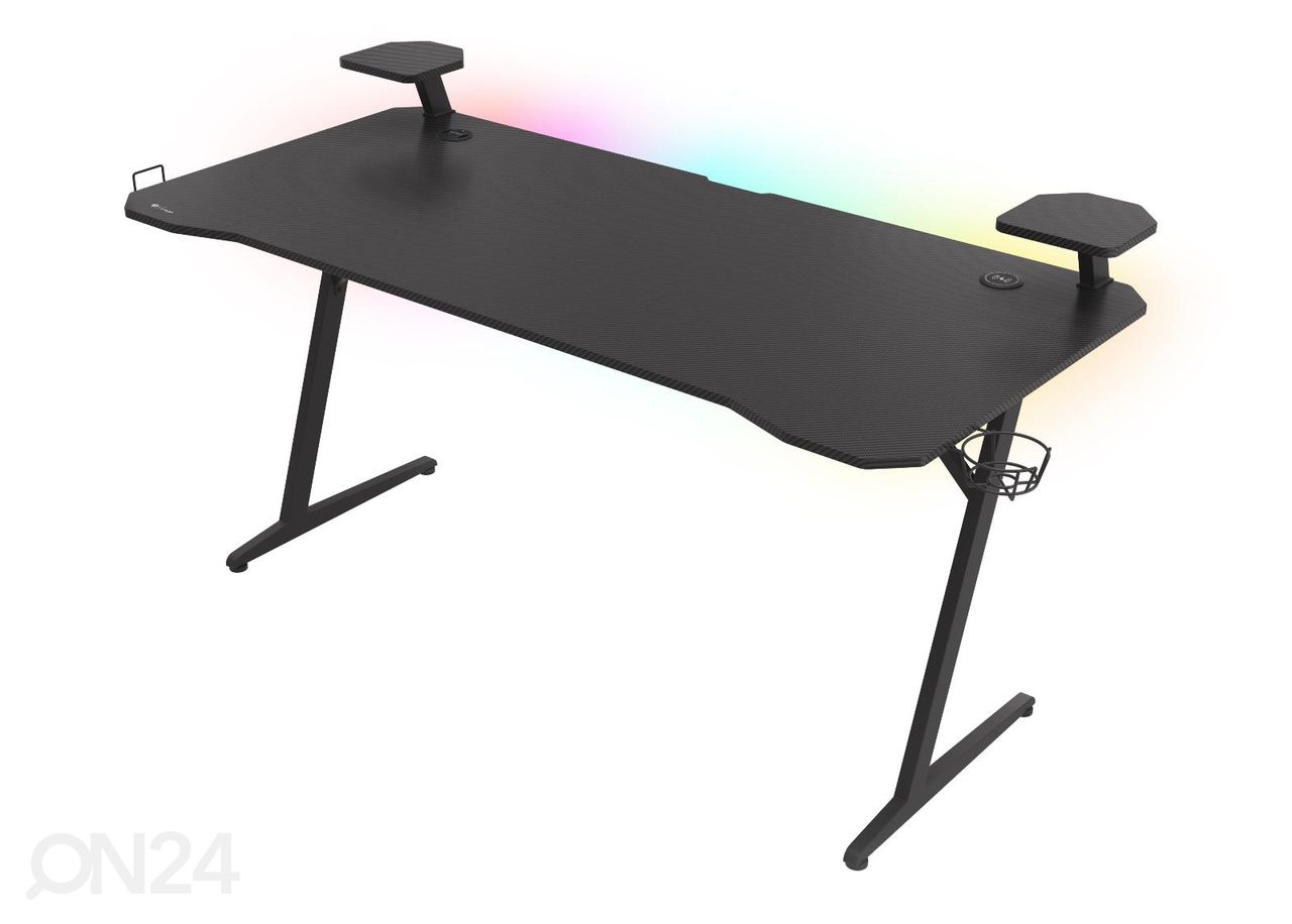 Mängurilaud Genesis Holm 510 RGB, must suurendatud
