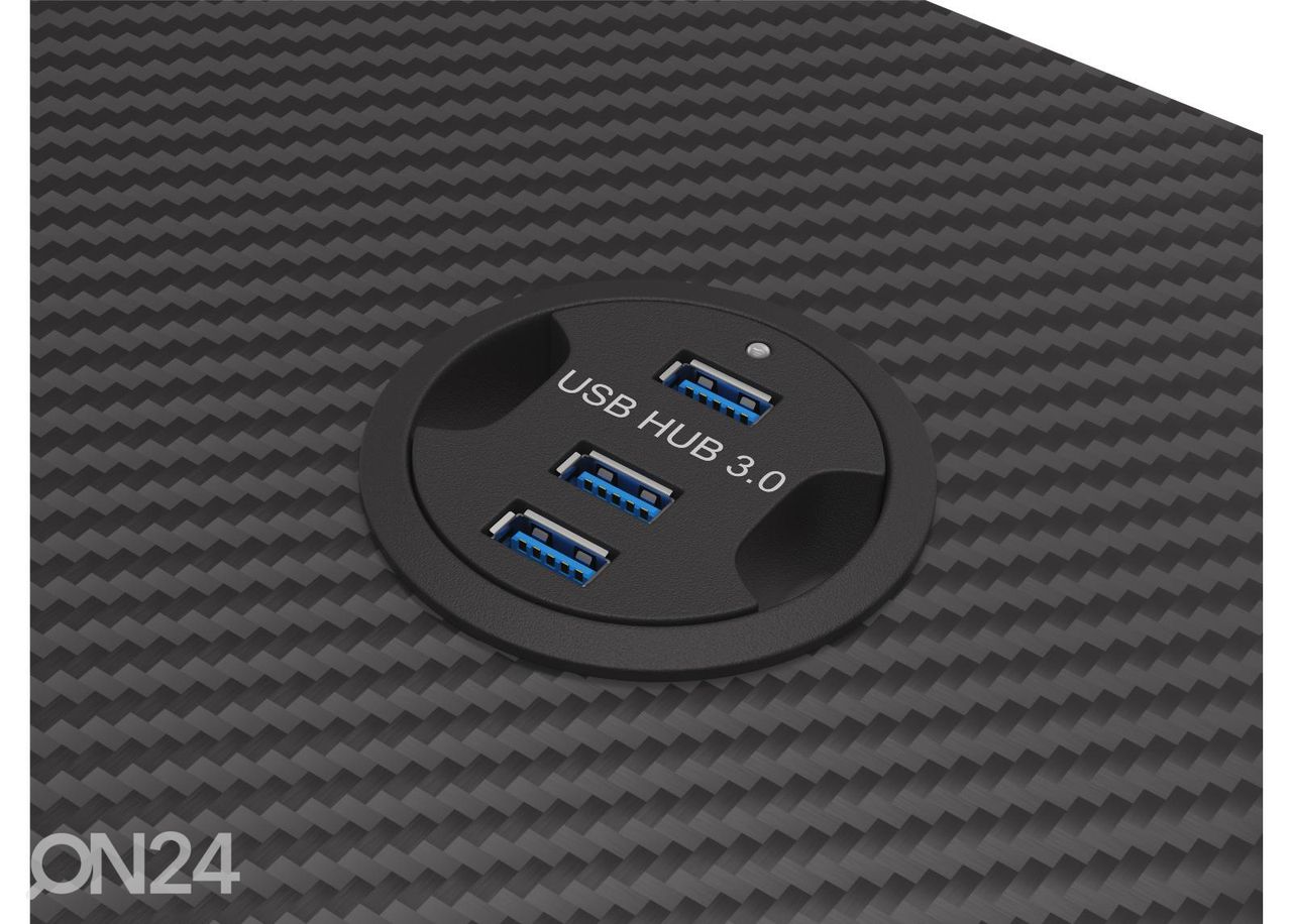 Mängurilaud Genesis Holm 510 RGB, must suurendatud