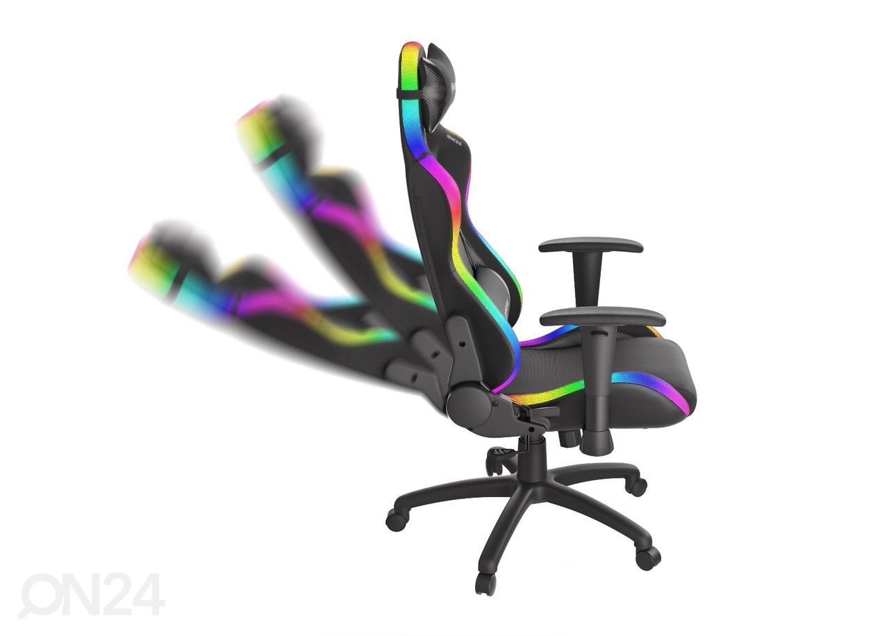 Mänguritool Genesis Trit 500 RGB, must suurendatud
