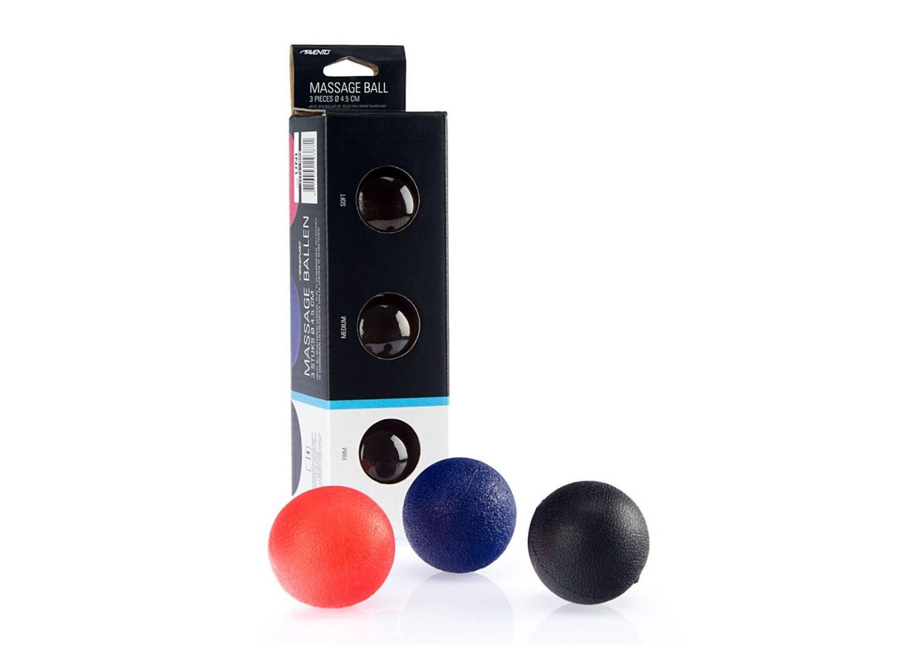 Massaažipallide komplekt 3 tk 5.0 cm Avento suurendatud