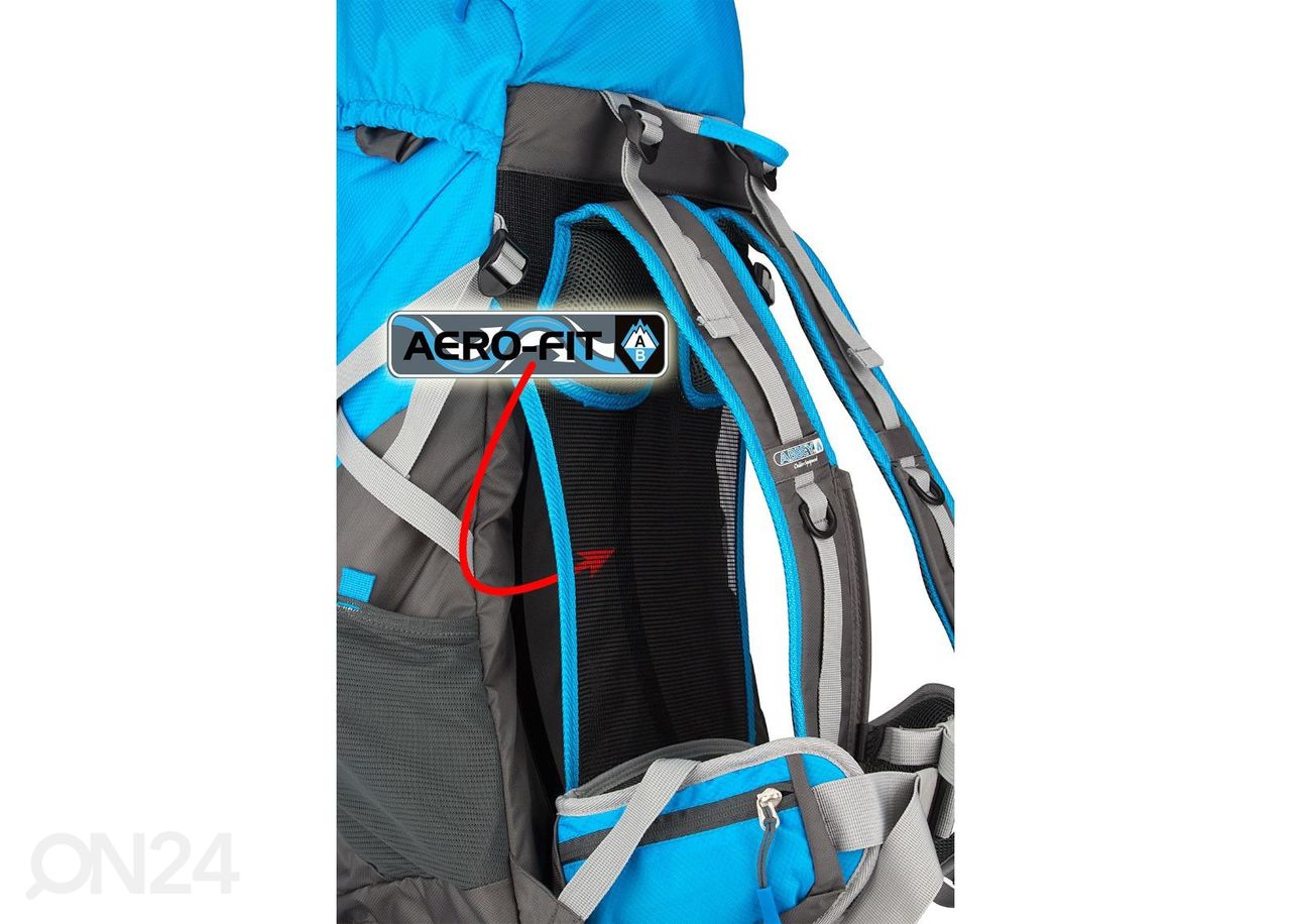 Matka seljakott Aero-fit 50 Liitrit Abbey suurendatud