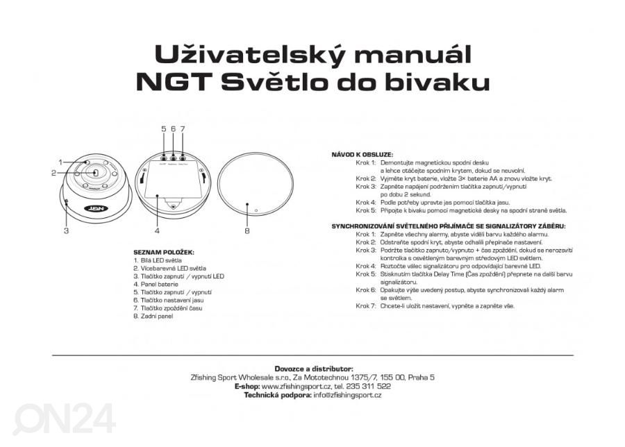Matkalamp NGT Dynamic System suurendatud
