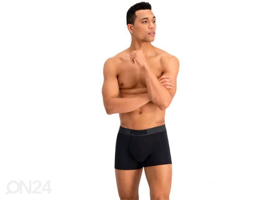 Meeste aluspesu komplekt Puma Placed Logo Boxer 2-pakk suurendatud