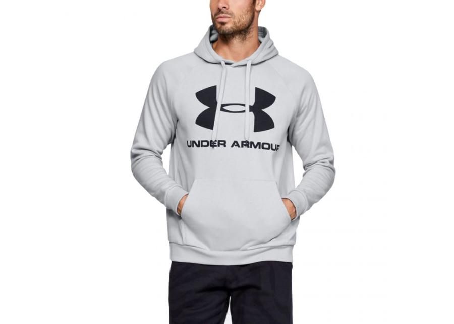 Meeste dressipluus Under Armour Rival Fleece Logo Hoodie M 1345628-014 suurendatud