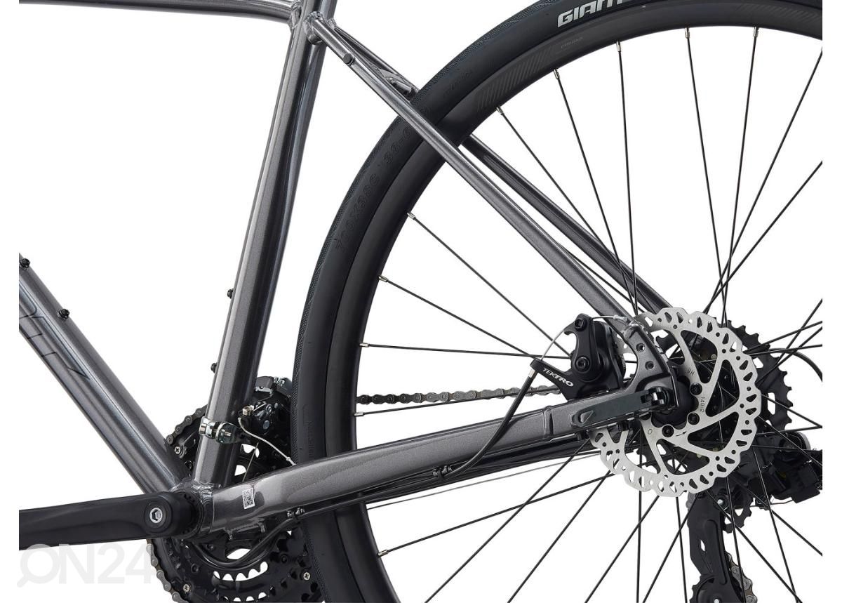 Meeste hübriid ratas Giant Escape Disc 3 Metallic Black (2022) - M suurendatud