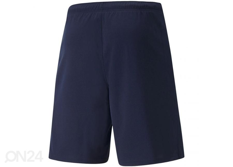 Meeste lühikesed jalgpallipüksid Puma teamRISE Short Peacoat suurendatud
