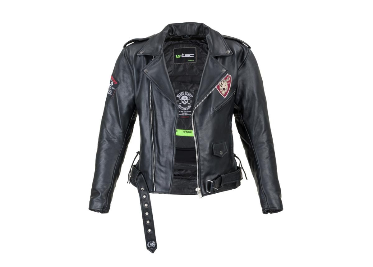 Meeste mootorratta jakk nahast W-TEC Black Heart Perfectis suurendatud