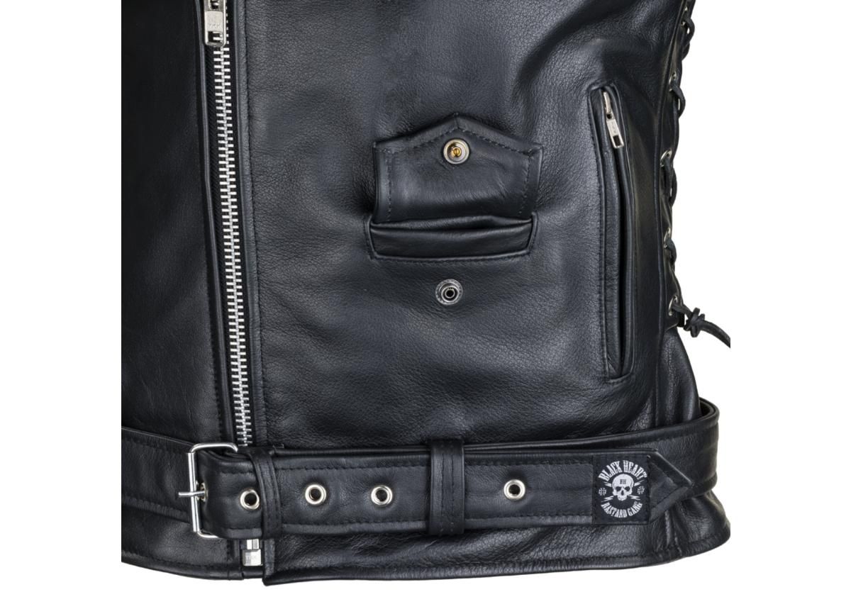 Meeste mootorratta jakk nahast W-TEC Black Heart Perfectis suurendatud