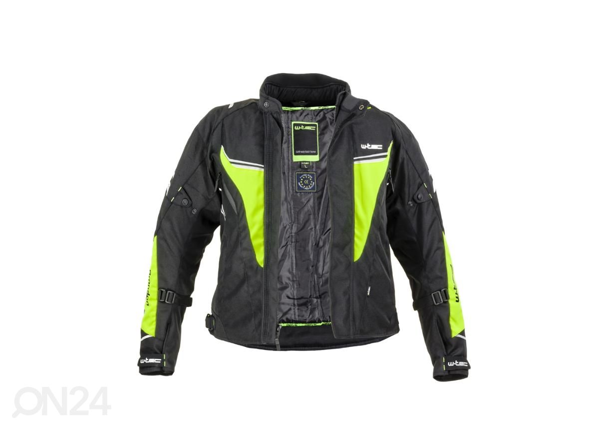 Meeste motojope W-Tec Brandon must-kollane suurus M suurendatud