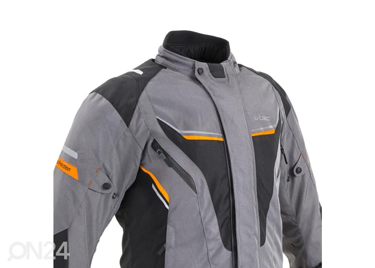 Meeste motojope W-Tec Brandon must-kollane suurus M suurendatud