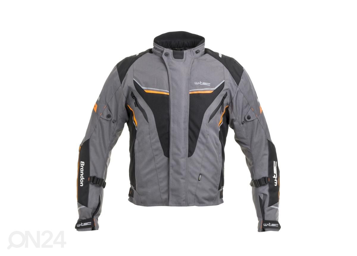Meeste motojope W-Tec Brandon must-kollane suurus M suurendatud