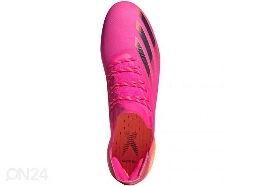 Meeste muru jalgpallijalatsid Adidas X Ghosted.1 FG suurendatud