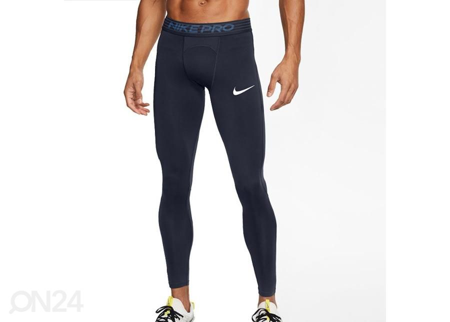 Meeste pikad treeningretuusid Nike Pro Training Tights M BV5641-452 suurendatud