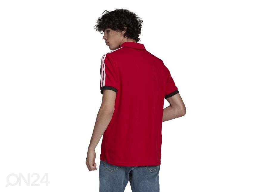Meeste polosärk Adidas 3-stripes Manchester United suurendatud