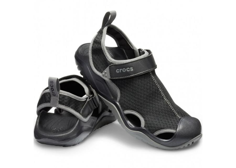 Meeste sandaalid Crocs Swiftwater Mesh Deck Sandal M 205289 001 suurendatud