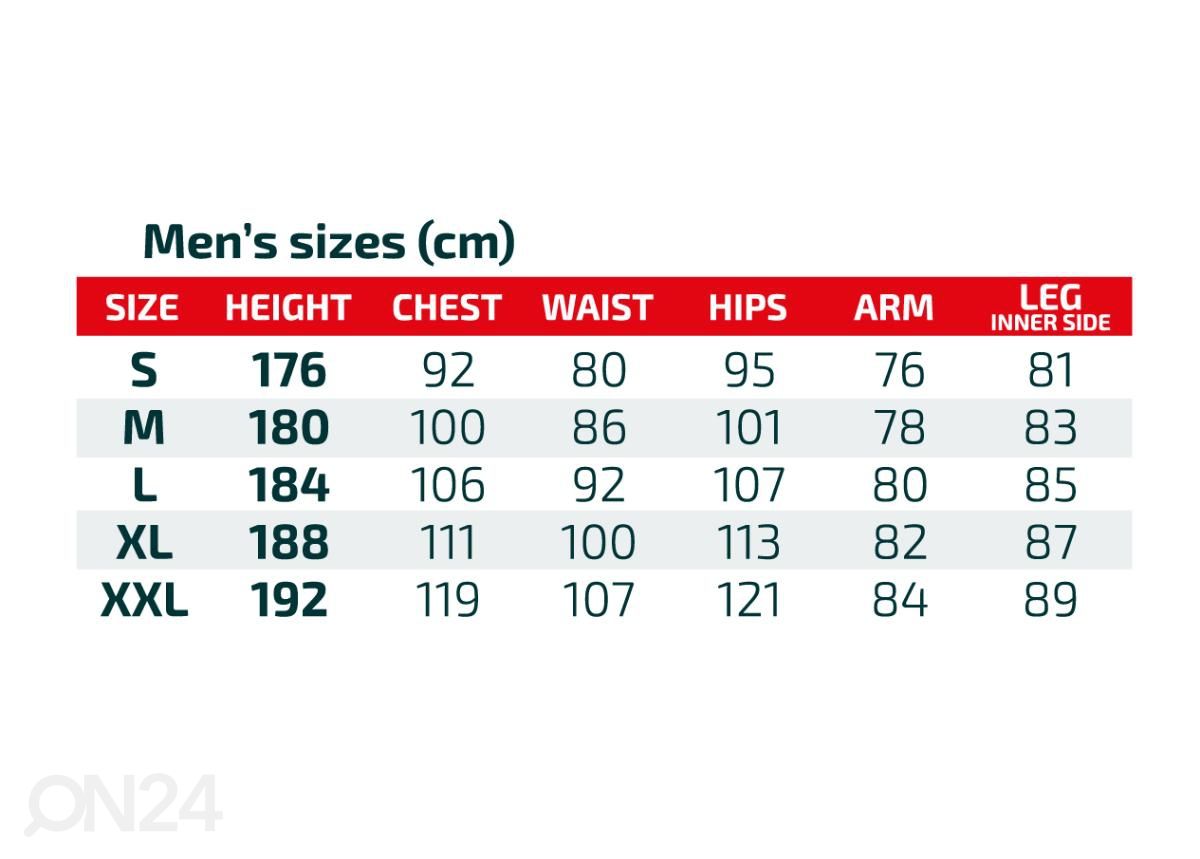 Meeste spordipesusärk Asseri Merino M suurendatud
