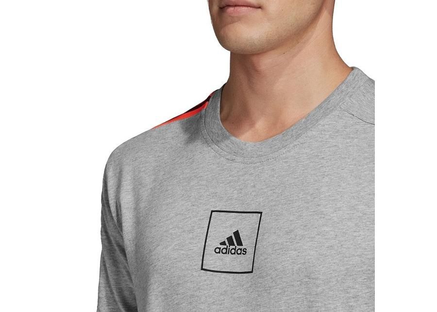 Meeste vabaajasärk adidas 3S Tape Tee M FM3450 suurendatud