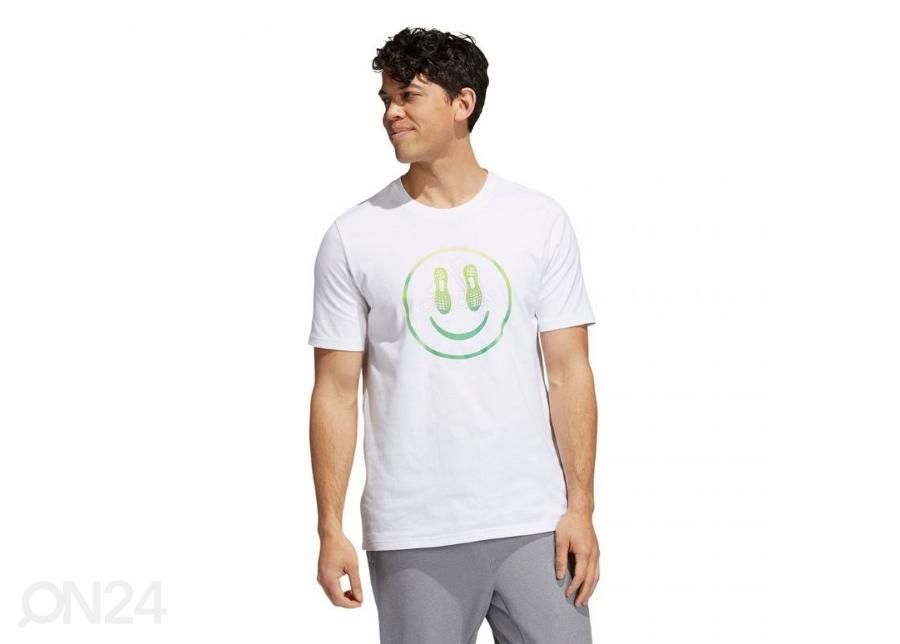 Meeste vabaajasärk Adidas You Feel Me Tee suurendatud