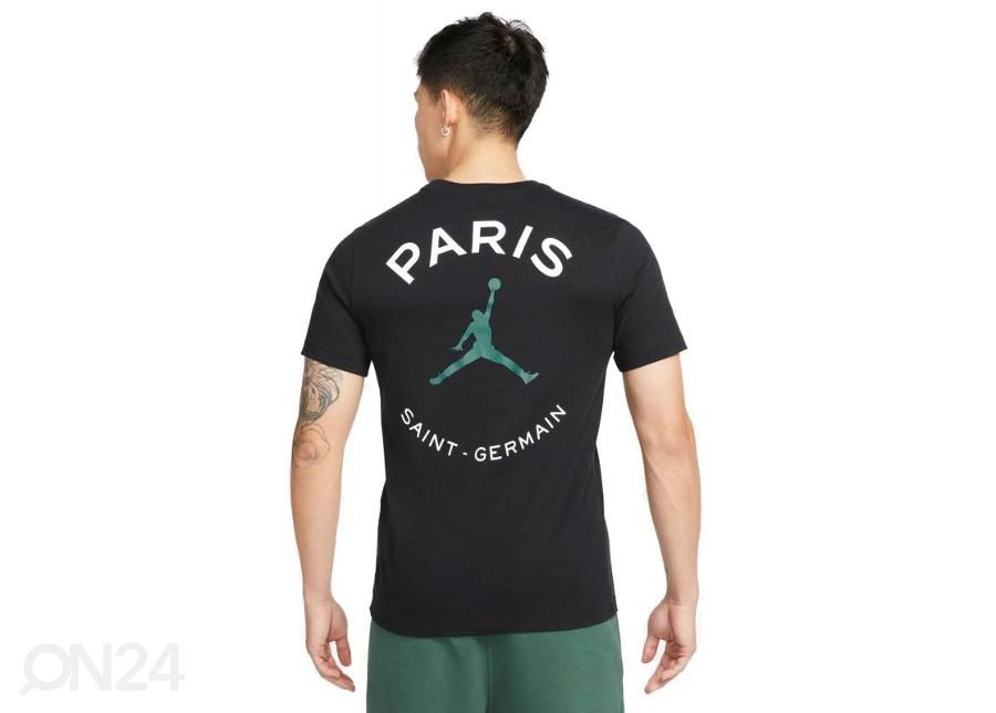 Meeste vabaajasärk Nike PSG Logo M DB6514-010 suurendatud